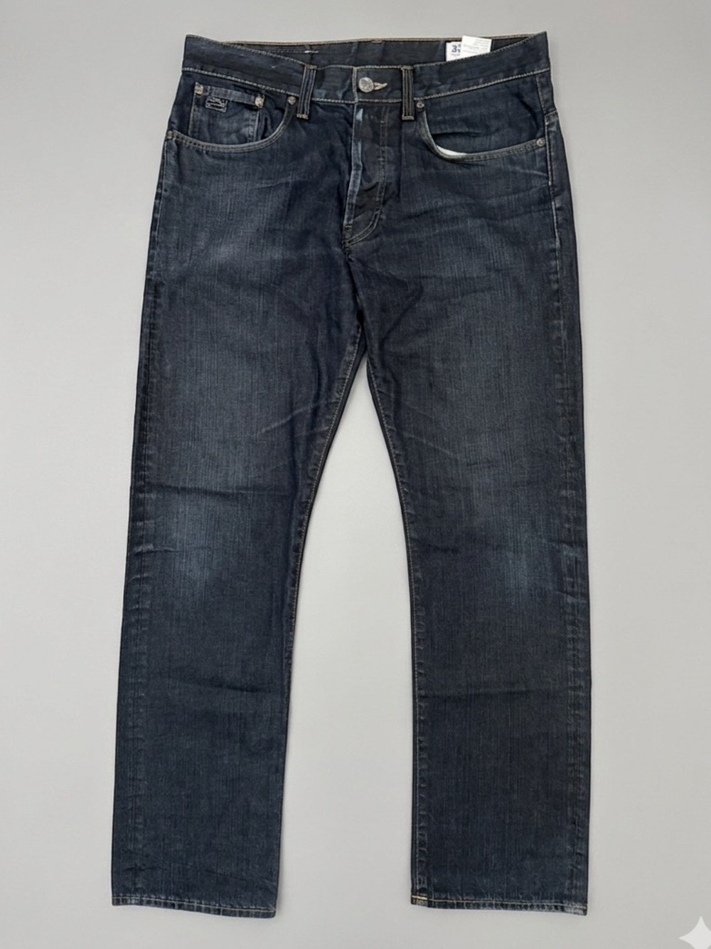 G-Star 3301 Men's Dark Wash Straight Jeans, 33x32